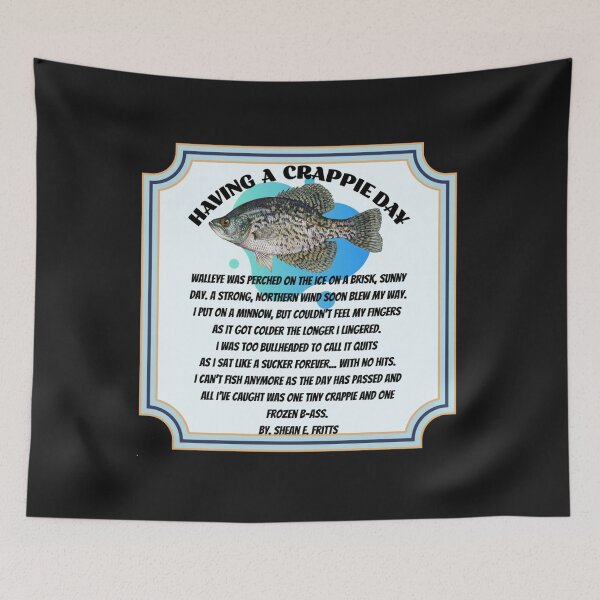Item preview, Fritts Cartoon (Having a Crappie Day) (design with Kittl) designed and sold by Shean Fritts.