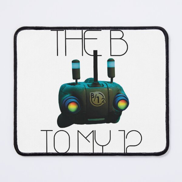 Item preview, BLACK FONT "The B to my 12" Best friend Stray Game Robot Pal designed and sold by PlantPurgatory.