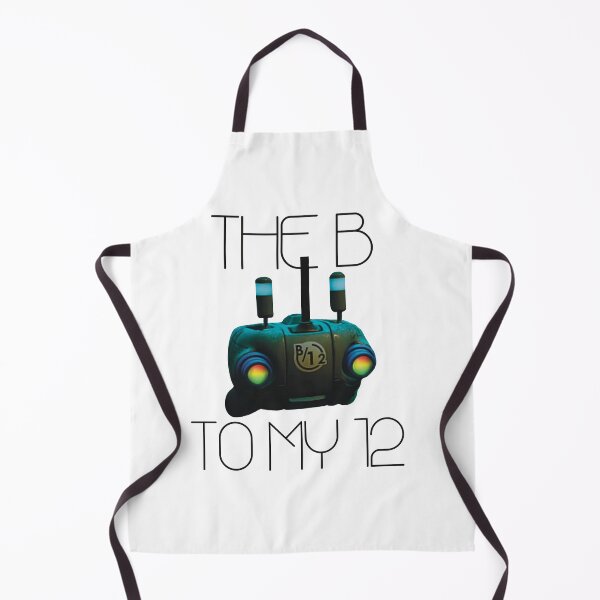Item preview, BLACK FONT "The B to my 12" Best friend Stray Game Robot Pal designed and sold by PlantPurgatory.