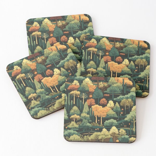 Item preview, Field of trees designed and sold by wanderingweird.