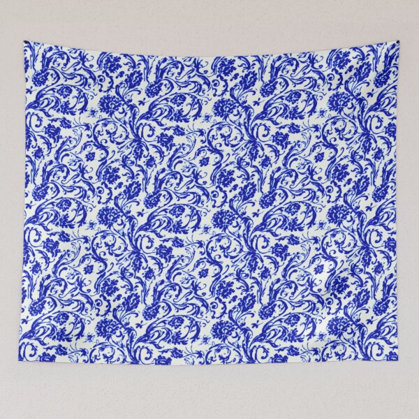 Item preview, Blue Flowers Pattern 0112 designed and sold by BloodSweatNTers.