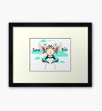Video Game Angel Framed Print