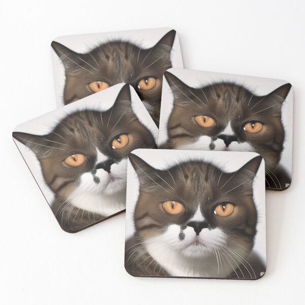 Item preview, Grumpy Cat: Adorable Feline with a Comically Grumpy Expression designed and sold by artmangos.