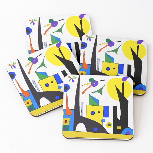 Item preview, Abstract in the style of Miro 2 designed and sold by i-cottagedesign.