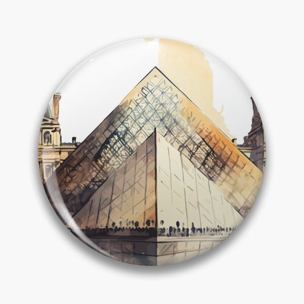 Item preview, The Louvre Museum in Paris France - Wanderlust Traveler designed and sold by GVRDesign.
