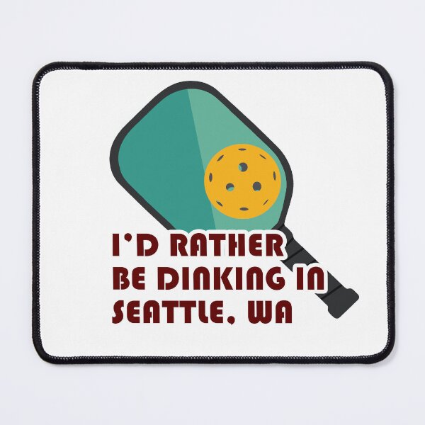 Item preview, Pickleball Dinking Seattle Washington designed and sold by VanyaKar.
