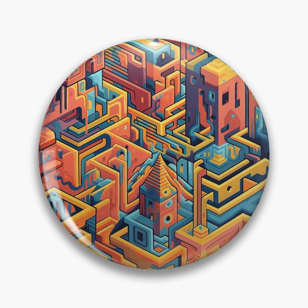 Item preview, Orange Labyrinth designed and sold by CustomHDPrints.