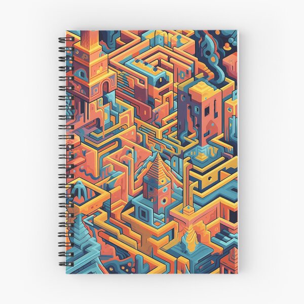 Item preview, Orange Labyrinth designed and sold by CustomHDPrints.