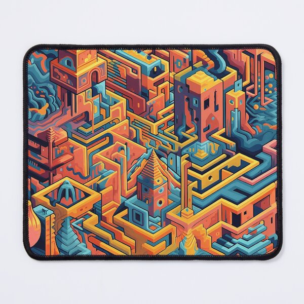 Item preview, Orange Labyrinth designed and sold by CustomHDPrints.