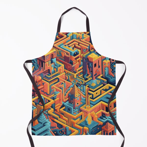 Item preview, Orange Labyrinth designed and sold by CustomHDPrints.