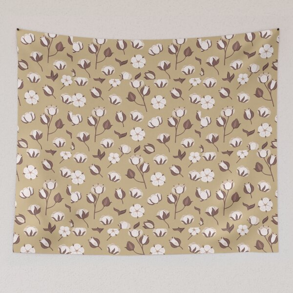 Item preview, Blooming cotton flower 3 designed and sold by SkyisBright.