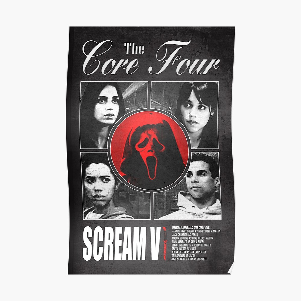 Scream 6 - The Core Four - Scream - Sticker