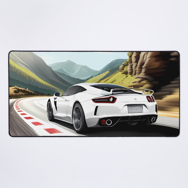 Item preview, White sport car racing in the mountain designed and sold by Xiangster987.