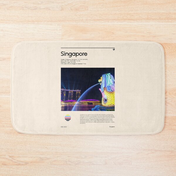 Item preview, Singapore (Travel poster) designed and sold by RabbitK.