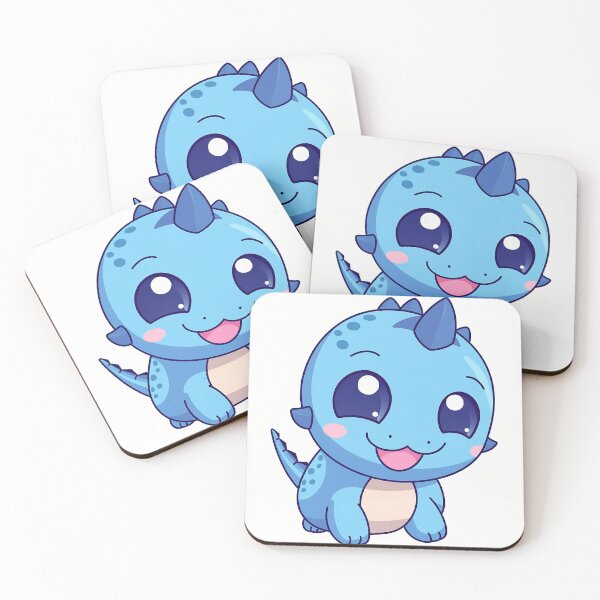 Item preview, cute blue dinosaur emoji  designed and sold by nhahn33.
