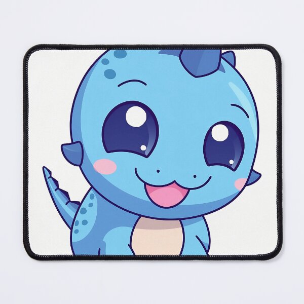 Item preview, cute blue dinosaur emoji  designed and sold by nhahn33.