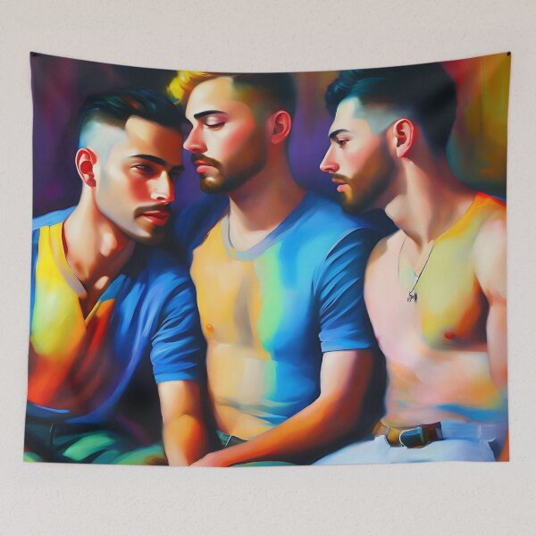Item preview, "Triad of Vibrant Love" designed and sold by derrickher.