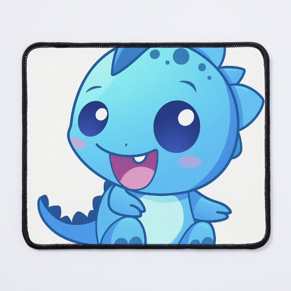 Item preview, cute blue dinosaur emoji  designed and sold by nhahn33.
