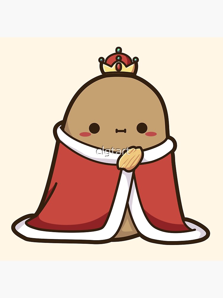 Cute Cartoon Potato || King Couch Potato || Kawai