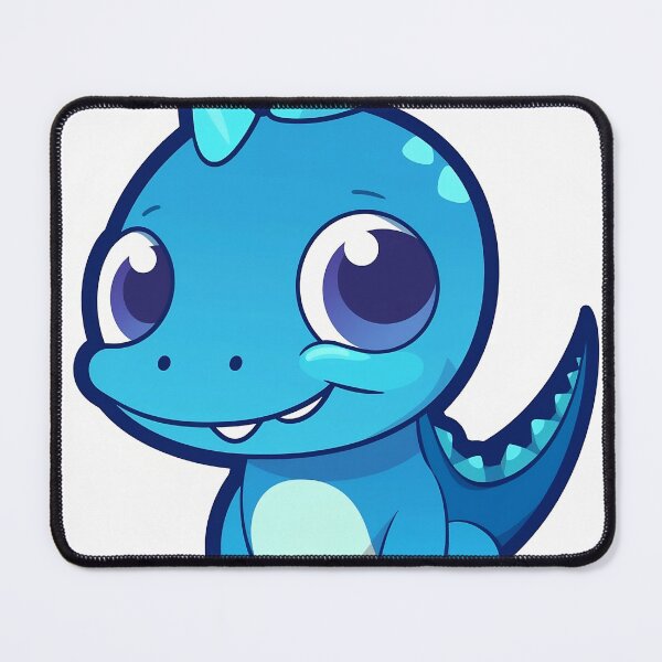 Item preview, cute blue dinosaur emoji  designed and sold by nhahn33.