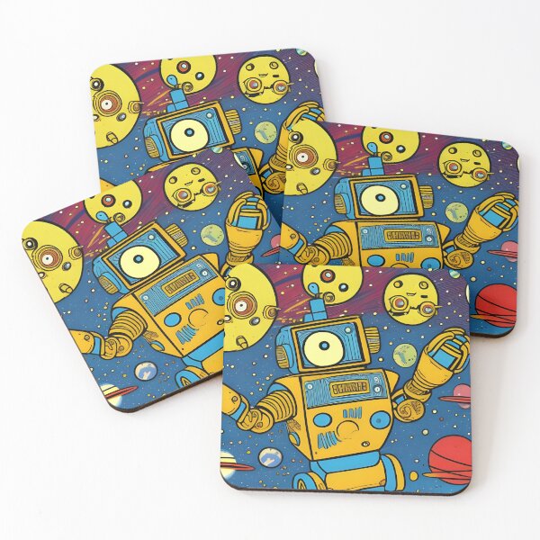 Item preview, Comic Visions (Space and Robots 5) designed and sold by PixelatedPaints.
