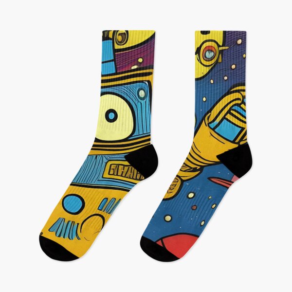 Item preview, Comic Visions (Space and Robots 5) designed and sold by PixelatedPaints.