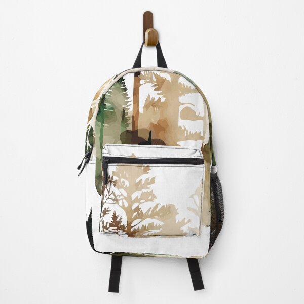 Item preview, A Forest in Delicate Earth Tones - Watercolor Trees and Leaves designed and sold by GVRDesign.