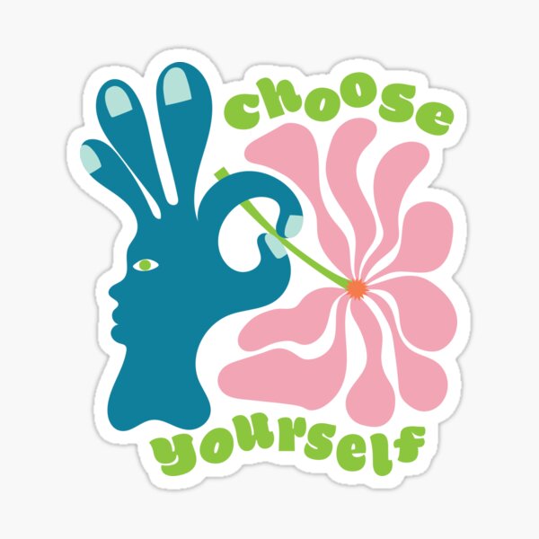 Item preview, Choose Yourself Hand Flower designed and sold by GraphicsbyGeeg.