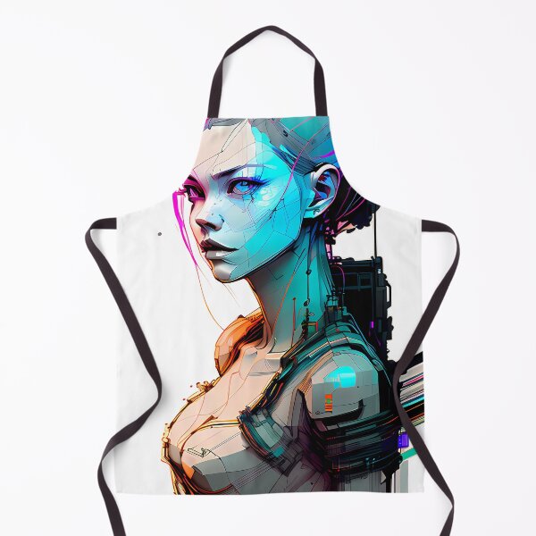 Item preview, High-Tech Style - An Illustration of a Cyberpunk Girl designed and sold by GalihDA.