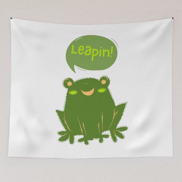 Item preview, Leapin' Frog Sticker, Hats,Mugs,Tote Bags,Tshirt designed and sold by Tycoonn.