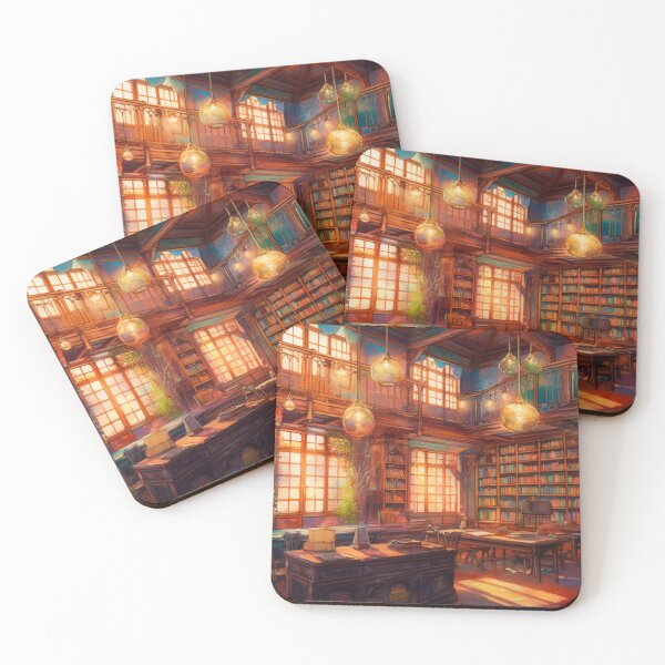 Item preview, Fantasy Dream Book Store - Book Lover Art - Library Art designed and sold by MimiBears Prints.