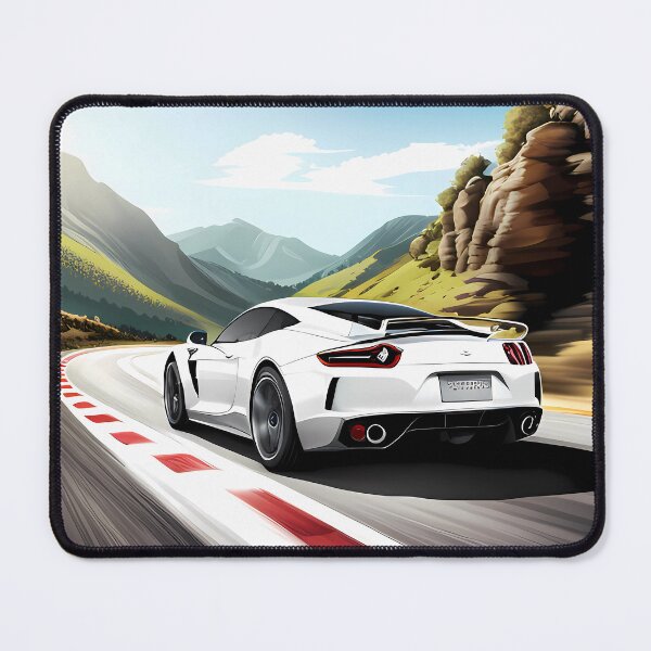 Item preview, White sport car racing in the mountain designed and sold by Xiangster987.