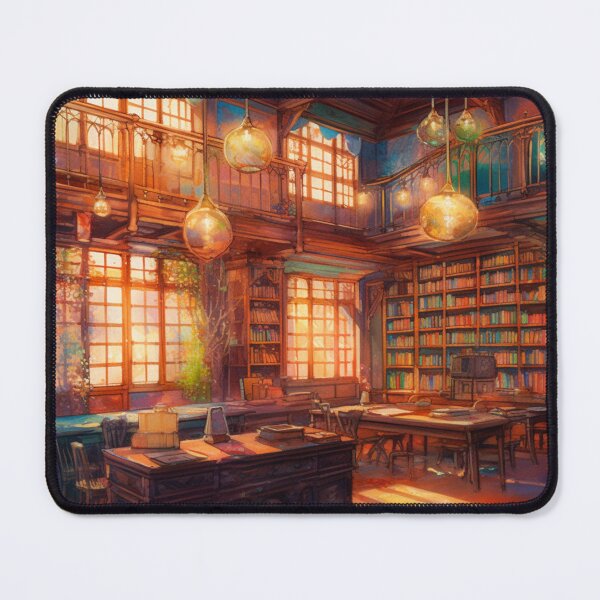 Item preview, Fantasy Dream Book Store - Book Lover Art - Library Art designed and sold by MimiBears Prints.