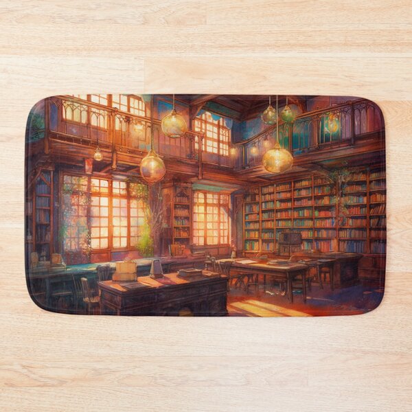 Item preview, Fantasy Dream Book Store - Book Lover Art - Library Art designed and sold by MimiBears Prints.