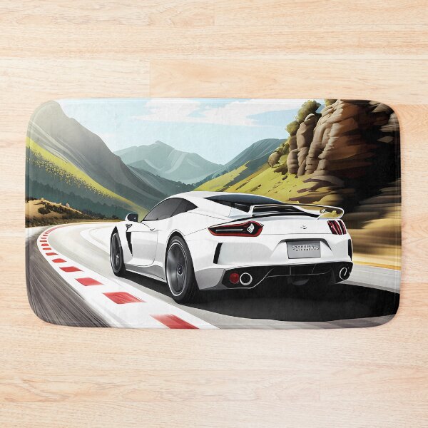Item preview, White sport car racing in the mountain designed and sold by Xiangster987.