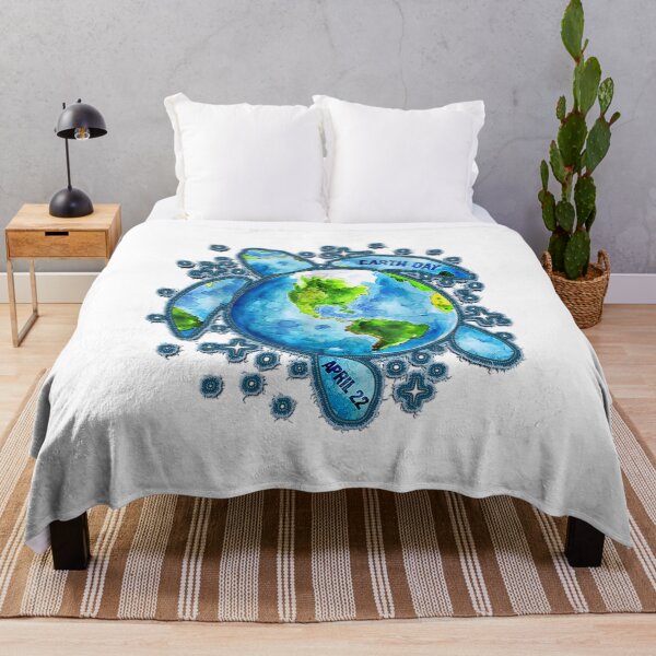 Item preview, Earth Day 2022 Restore Earth Sea Turtle Art Save the Planet designed and sold by alimuson.