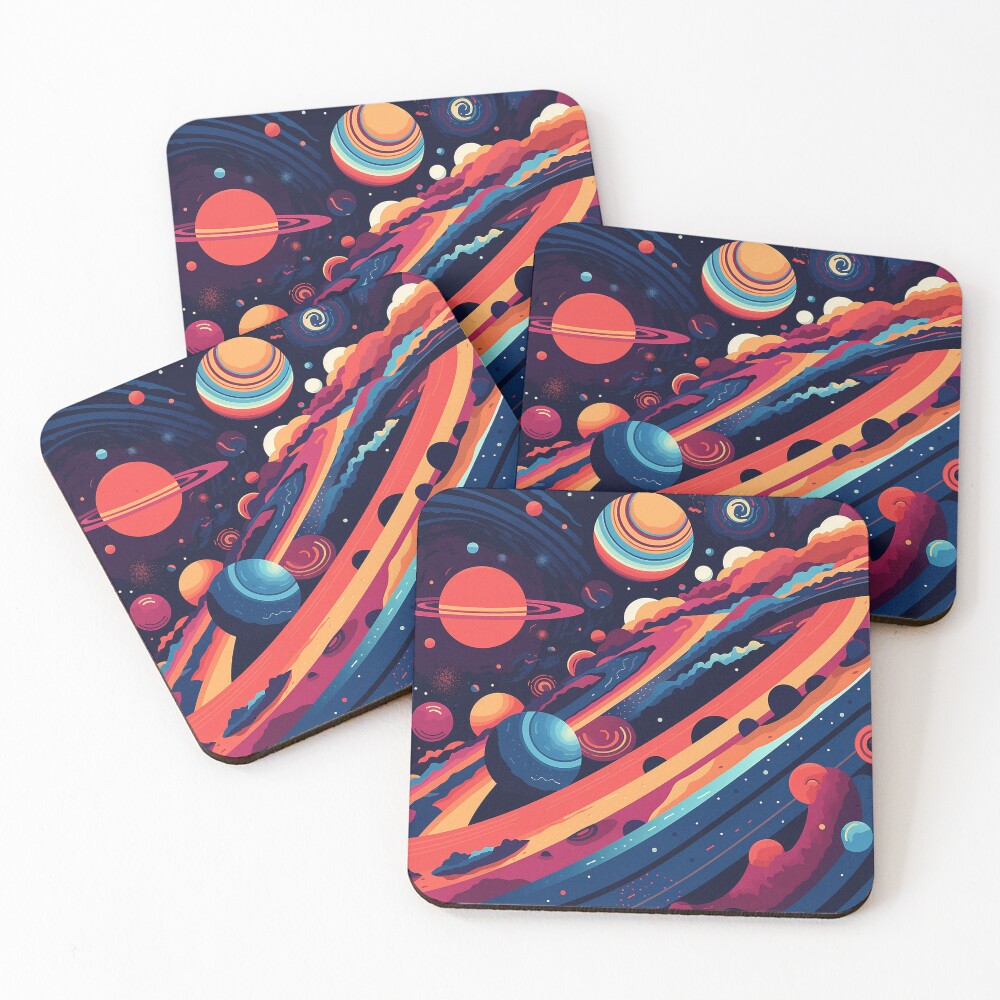Item preview, Coasters (Set of 4) designed and sold by CustomHDPrints.