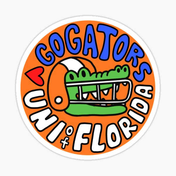 Item preview, UF GO GATORS STICKER designed and sold by Katelynac.
