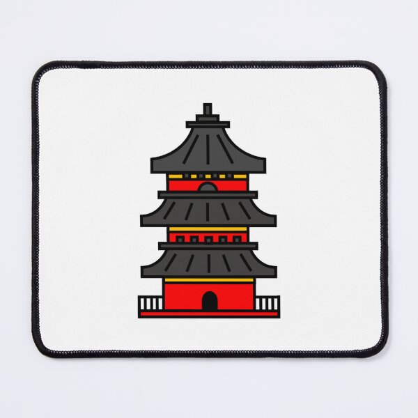 Item preview, Cute Chinese Pagoda designed and sold by OrderofOps.