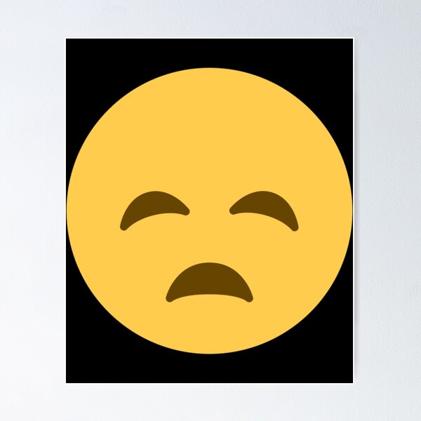 Emoji Disappearing Funny Meme Sad Screaming Angry Face | Greeting Card