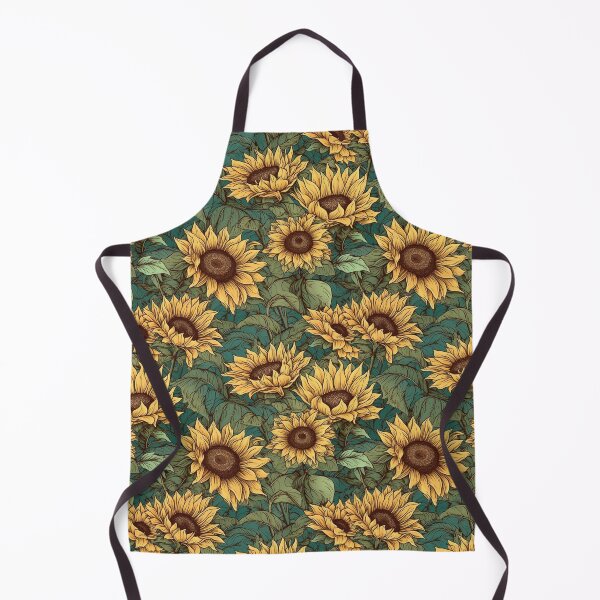Item preview, Yellow Sunflower Pattern Design  designed and sold by Patternists.