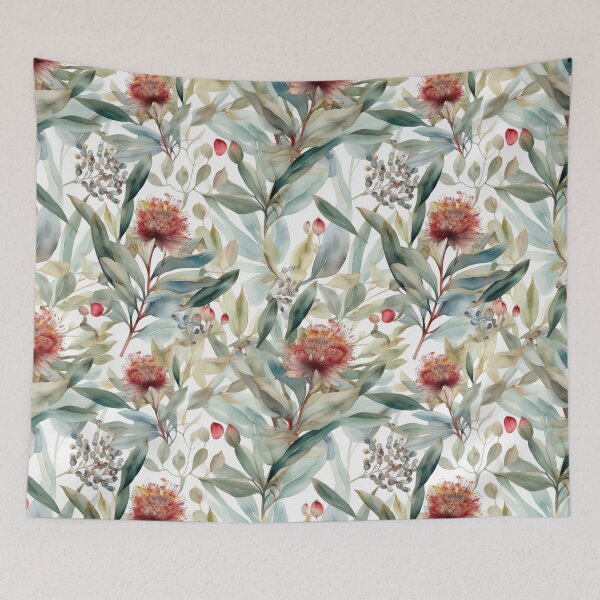Item preview, Blooming Eucalyptus pattern designed and sold by Swags.