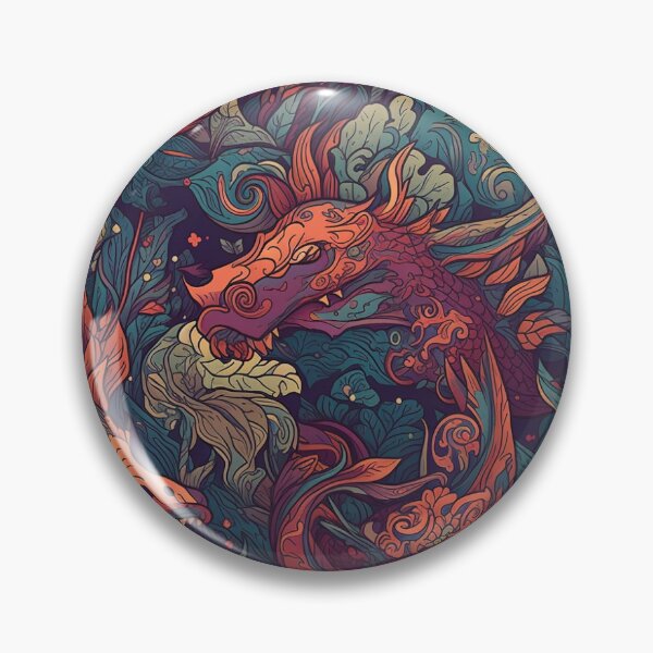 Artikelvorschau, Pattern Fantasy Dragon World Cartoon Style entworfen und verkauft von Arncil.
