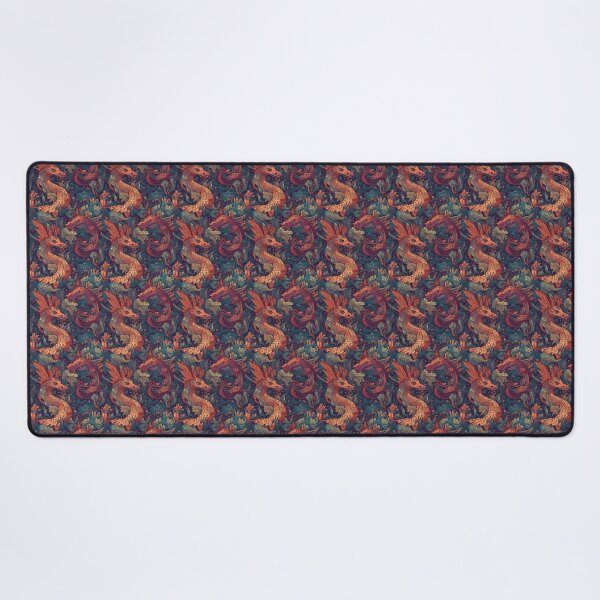 Artikelvorschau, Pattern Fantasy Dragon World Cartoon Style entworfen und verkauft von Arncil.