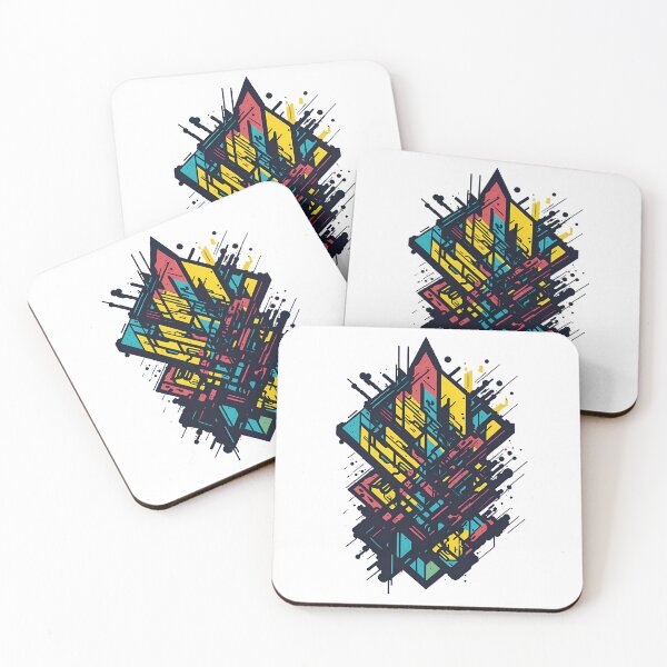 Item preview, Colorful Geometric Vector Design | Modern Abstract Graphic Grunge Art designed and sold by AndyNgn.