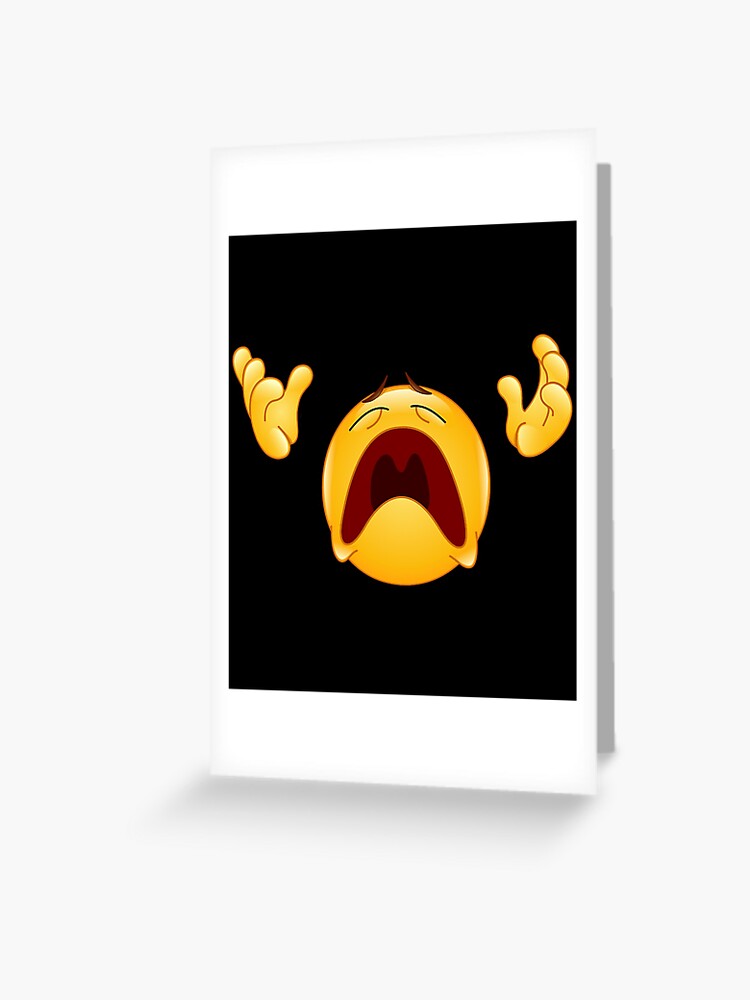 Sad Face Meme Greeting Cards for Sale