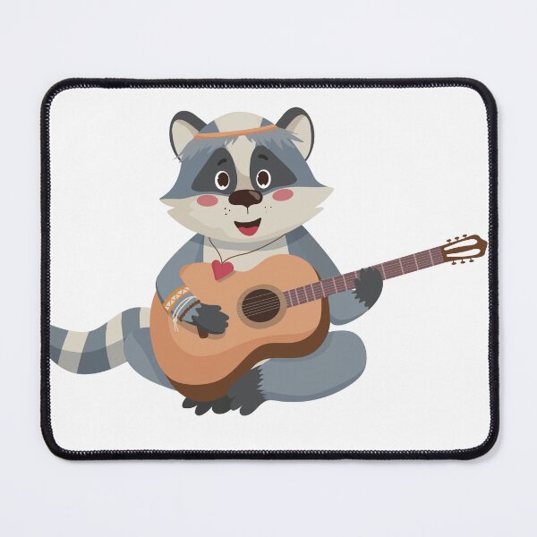 Item preview, Raccoon Wielding Ukulele designed and sold by ArtShotss.