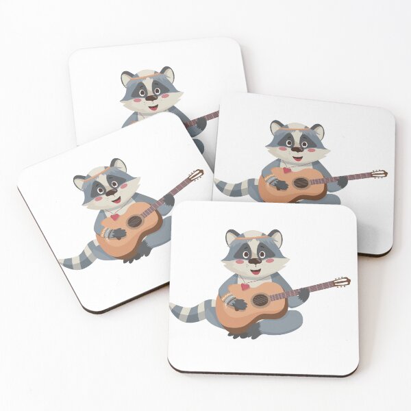 Item preview, Raccoon Wielding Ukulele designed and sold by ArtShotss.