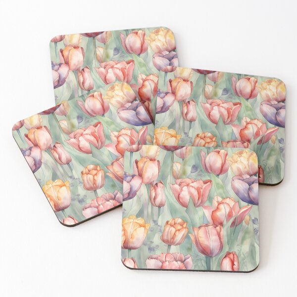 Item preview, colourful watercolour Flowers, digital art designed and sold by AthenaUK.