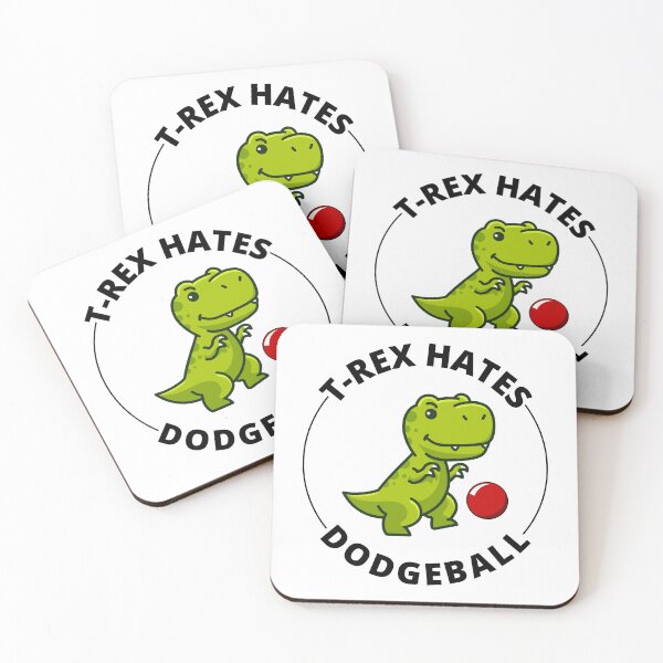 Item preview, Dodgeball T-rex dinosaur t rex Dino tyrannosaurus Funny designed and sold by TastefulTees.